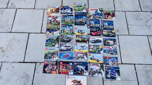 35x lego instruction manuals - lego,