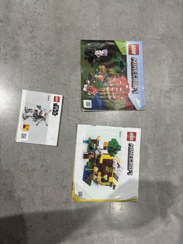 Lego instruction booklets for - lego,