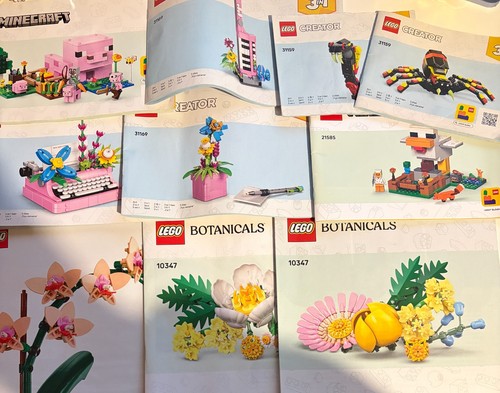 Lego instruction manuals - x,