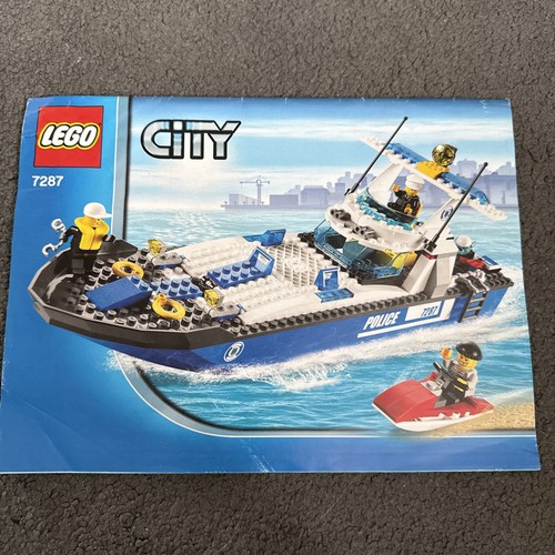 Lego city police boat chase - police,