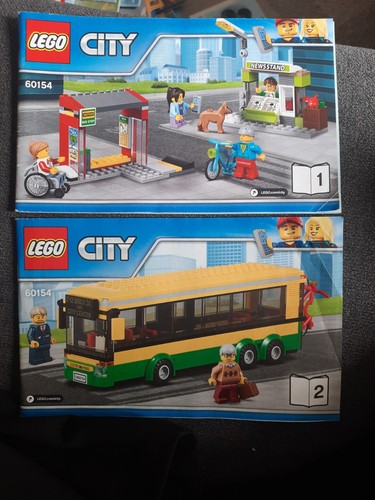 Lego city 60154 bus - lego, station