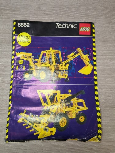 Lego technic set 8862 backhoe - technic,