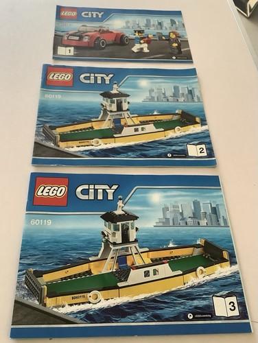 Lego 60119 ferry instruction - lego,