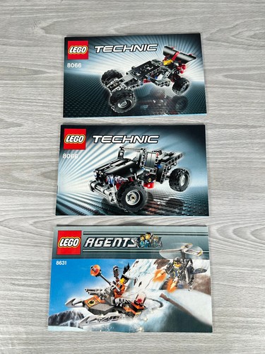 Lego instruction manuals - 3x,