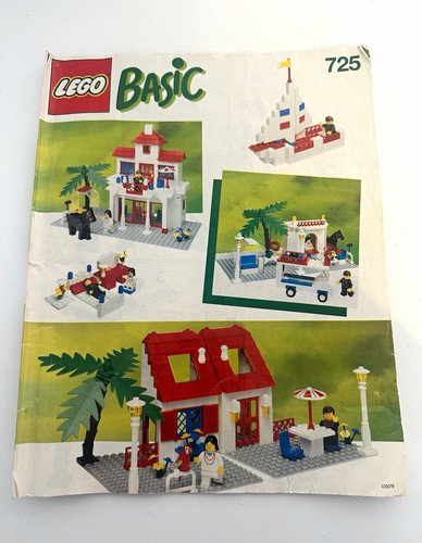 Lego basic set 725 instruction - lego,