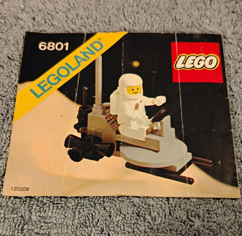 Vintage lego space - space, illustrated