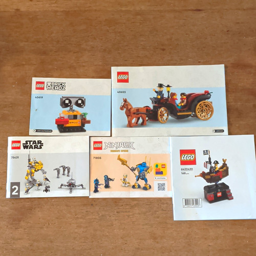 Lego illustrated instruction - lego,