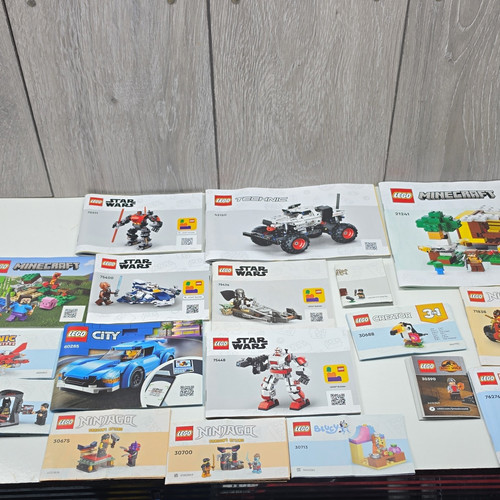Lego manual booklet lot - booklet,