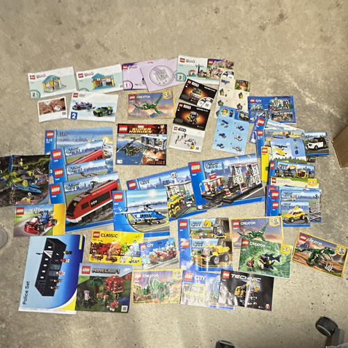 Lego instruction booklet - instruction, job
