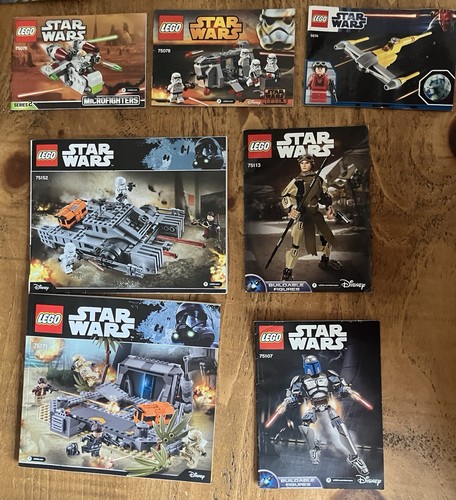 Lego star wars instruction - star,
